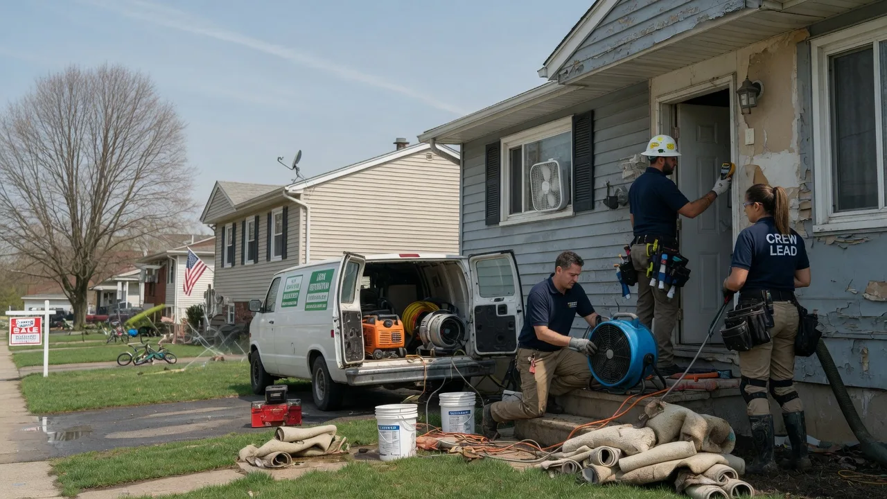 Flood Cleanup in Holbrook, PA near me