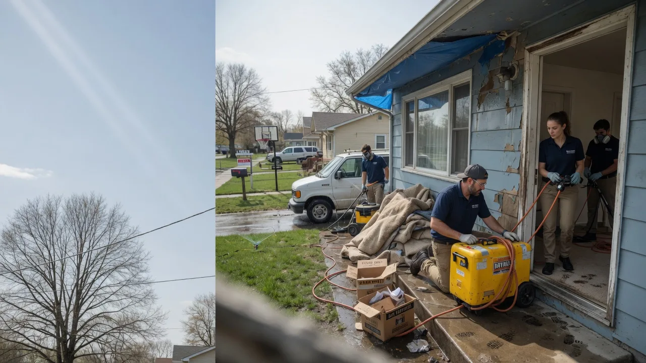 Basement Flood Cleanup in Holbrook, PA near me